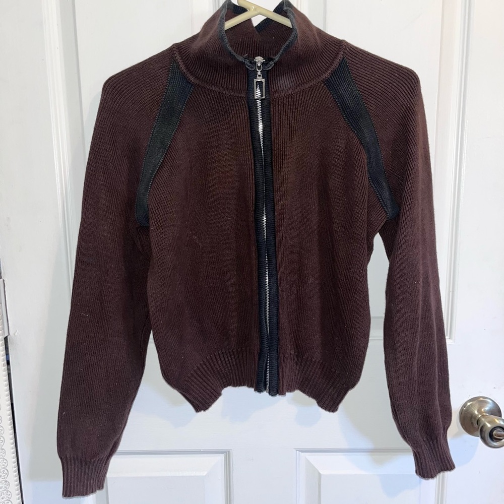 Von Saken cotton zip early 2000’s Sweater